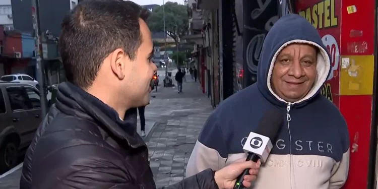 Entrevistado surpreende repórter da Globo: “Culpado é o Lula”
