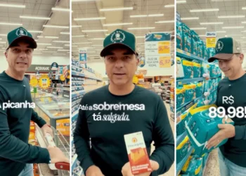 Flávio Bolsonaro compara preços de alimentos entre gestões