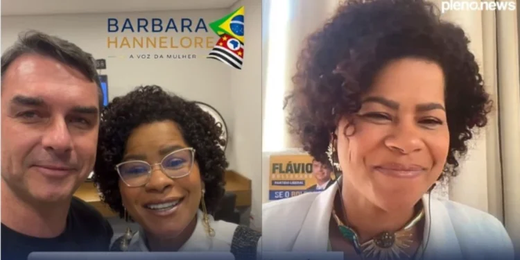 Bárbara Hannelore é cogitada como vice de Flávio Bolsonaro