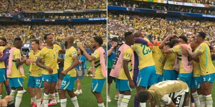 Jogadores do Brasil louvam a Deus após vitória contra Japão: “Obrigado Jesus”