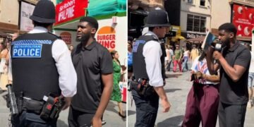 Policial interrompe pregação de rua em Londres por considerá-la ofensiva