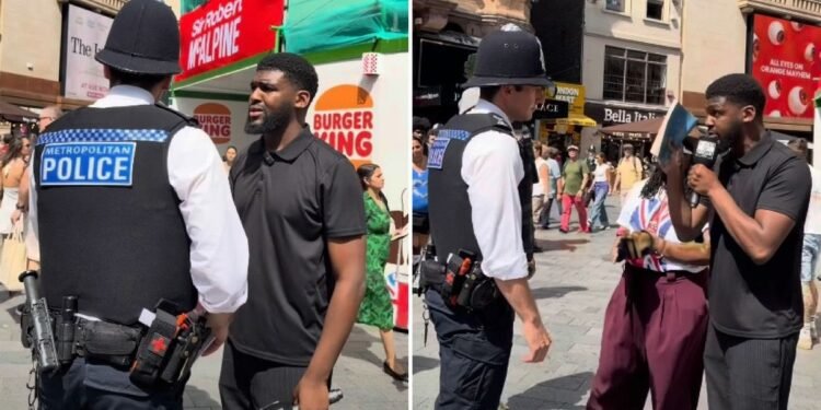 Policial interrompe pregação de rua em Londres por considerá-la ofensiva
