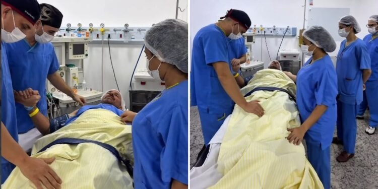 Paciente ora por médicos antes de cirurgia: “Que se cumpra a Tua vontade através deles”