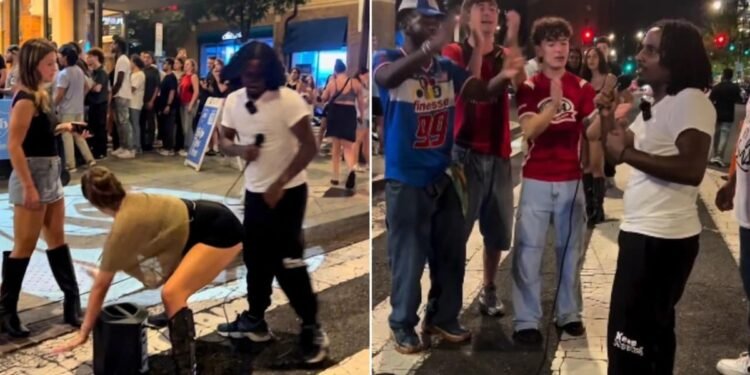 Evangelista de rua continua pregando mesmo sendo assediado nos EUA: “Se arrependam”