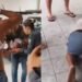 Pai ora de joelhos enquanto bebê é salvo de engasgo: “Deus ouviu nossas orações”