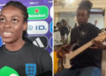 Servindo a Deus: Jogadora da Inglaterra toca baixo no louvor da igreja
