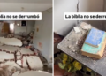 Bíblia permanece intacta entre destroços na Venezuela: “Não sofreu absolutamente nada”