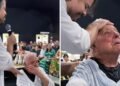 Idoso vai às lágrimas durante batismo na Bahia: “Vida nova aos 92 anos”
