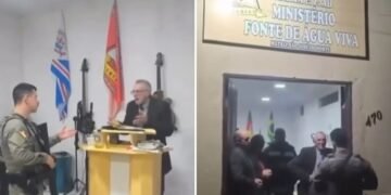 Cristãos denunciam intolerância religiosa após policiais armados interromperem culto no RS