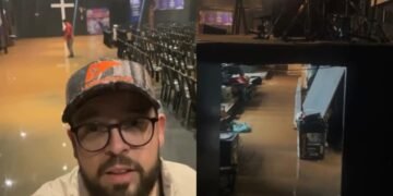 Igreja fica alagada após fortes chuvas no RS: “Vamos continuar a obra de Jesus”