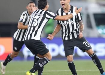 Com gol no último lance, Botafogo bate Santos na volta do Brasileirão