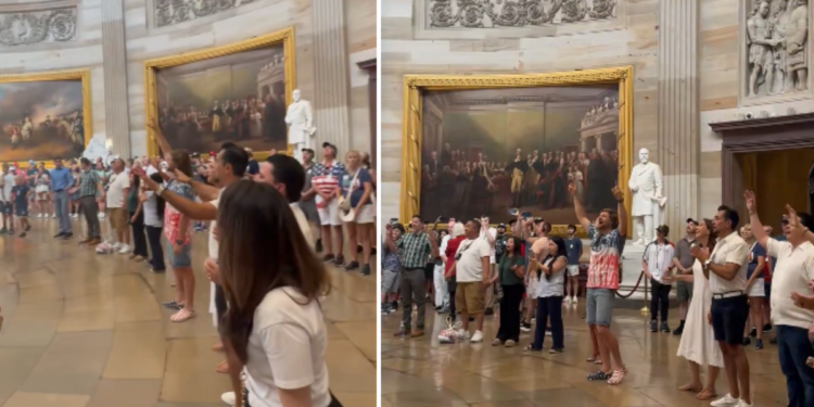 Culto de louvor no Capitólio marca celebração dos 250 anos dos EUA