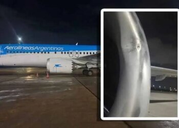 Avião de companhia argentina identifica impacto de drone no Galeão