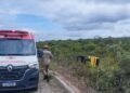 Ônibus com romeiros tomba no Ceará e provoca morte de duas pessoas