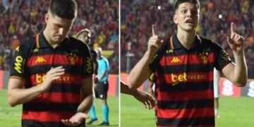Atacante do Sport celebra gol com Libras e versículo bíblico