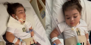 Filha de Cazarré é internada no CTI e mãe pede orações