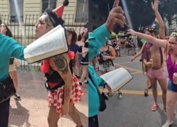 Pregador de rua é ridicularizado durante evangelismo em São Paulo: “Zombam da Palavra”