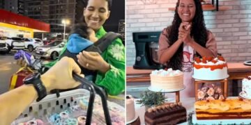 Mãe que vendia donuts nas ruas com bebê recebe oferta de R$ 300 mil e abre confeitaria