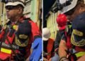 De joelhos, socorristas venezuelanos oram a Deus para encontrar sobreviventes na Colômbia
