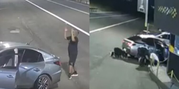 Pai clama a Deus de joelhos enquanto bebê é salvo por policiais em SP