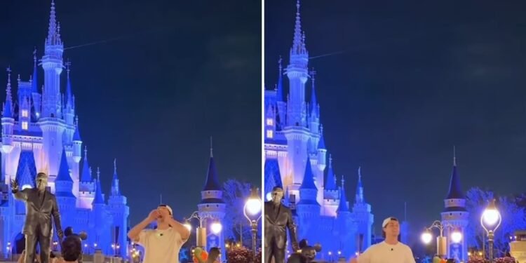 Evangelista prega em frente ao castelo da Disney: “Há um Reino que dura para sempre”