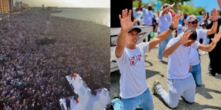 7 milhões de pessoas marcham para Jesus em 300 cidades da Venezuela