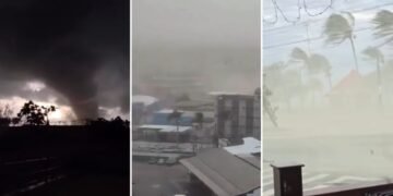 Mulher clama a Deus durante tornado no Rio Grande do Sul: “Pai, cuida de nós”