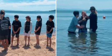 Jovens são batizados em lago no Japão: “A colheita chegou”
