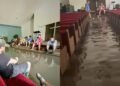 Mesmo com igreja alagada, cristãos cultuam a Deus nos EUA: “Louvamos na tempestade”