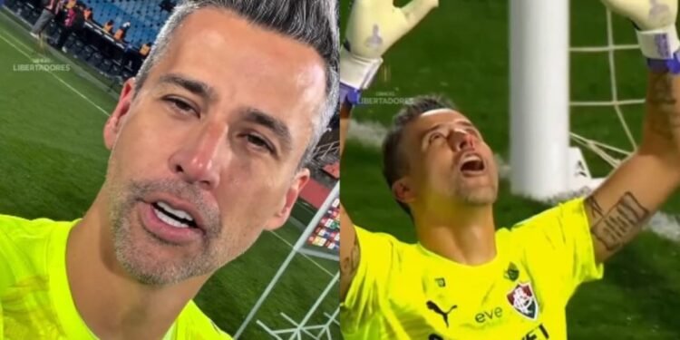 Goleiro do Fluminense exalta a Deus após ganhar prêmio na Libertadores: “Toda honra a Ele”