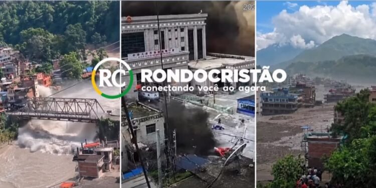 Enchente devastadora entre Nepal e Tibete deixa mortos e centenas de desaparecidos – Veja o vídeo