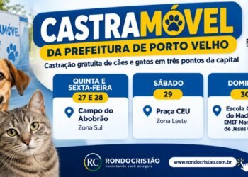 Castramóvel leva castração gratuita a pontos de Porto Velho até domingo