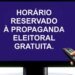 Horário eleitoral no rádio e TV começa nesta sexta-feira