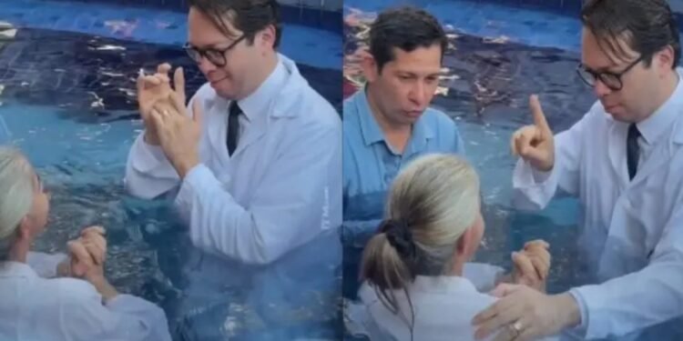 Batismo em Libras emociona fiéis durante celebração no Maranhão