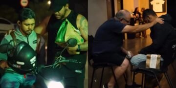 Igreja em Anápolis realiza jantar com motoboys em evangelismo