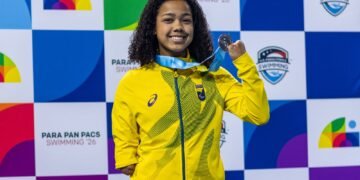 Parapan-Pacífico: nadadora Alessandra quebra recorde mundial