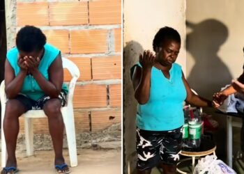 Influenciador emociona ao presentear mulher com compras: “Jesus mandou te abençoar”