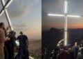 Cristãos erguem cruz no topo de vilarejo na Síria para honrar a Jesus