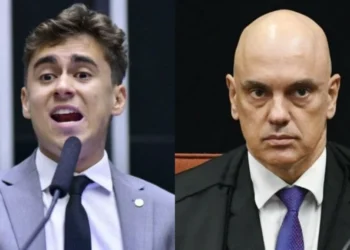 Nikolas Ferreira solicita prisão preventiva de Alexandre de Moraes