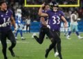 No último segundo, Baltimore Ravens batem Dallas Cowboys no Rio