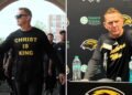 Técnico de futebol americano viraliza ao usar camisa com a frase “Cristo é Rei”