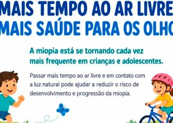 Oftalmologistas alertam para uso de telas e a miopia em crianças