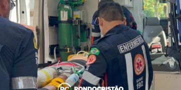 Idoso de 77 anos é atropelado por caminhão na BR-364 e fica em estado grave
