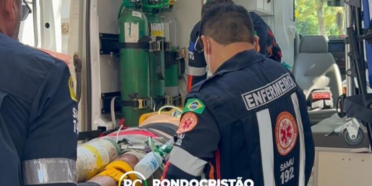Idoso de 77 anos é atropelado por caminhão na BR-364 e fica em estado grave