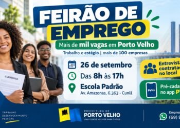 Feirão de Emprego promete mais de mil oportunidades em Porto Velho