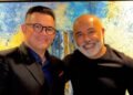 Empresário Bruno Avelar (à esquerda) e o cantor Rick, da dupla com Renner (à direita) • Reprodução/Redes sociais