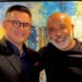 Empresário Bruno Avelar (à esquerda) e o cantor Rick, da dupla com Renner (à direita) • Reprodução/Redes sociais