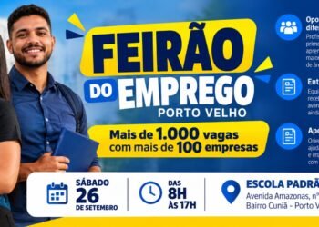 Mais de mil vagas: Feirão do Emprego reúne mais de 100 empresas neste sábado em Porto Velho