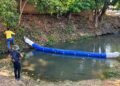 Porto Velho instala primeira ecobarreira para “pescar” lixo em igarapé