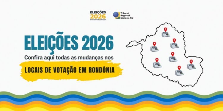 Eleições 2026: TRE-RO altera locais de votação e orienta eleitores a conferir endereço